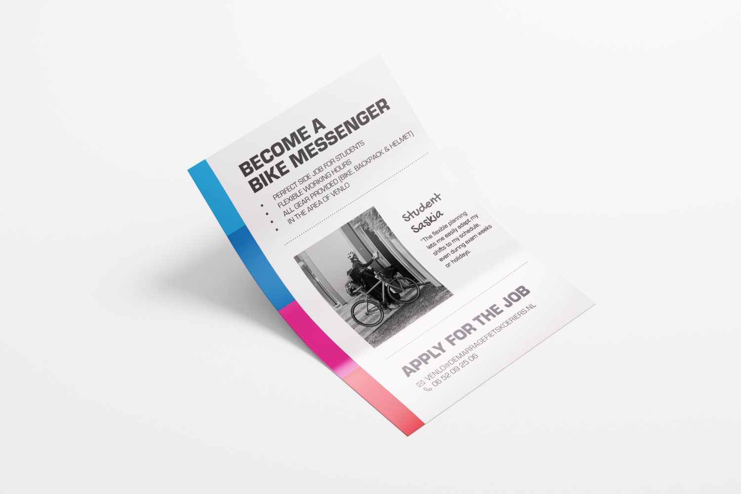 Studio Tim - Demarrage Fietskoeriers (Flyer) V2